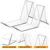 iplusmile 2pcs Clear Acrylic Shoe Store Display Stands Rack Holder