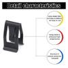 20PCS Car Metal Retainer Clips, Front Console Dashboard Metal Retainer,