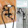 HOMEDEC Vintage Handheld Shower Head with 59inch Flexible Hose High-Pressure