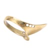 Brass Archery Thumb Ring Portable Finger Protector with Anti Lost