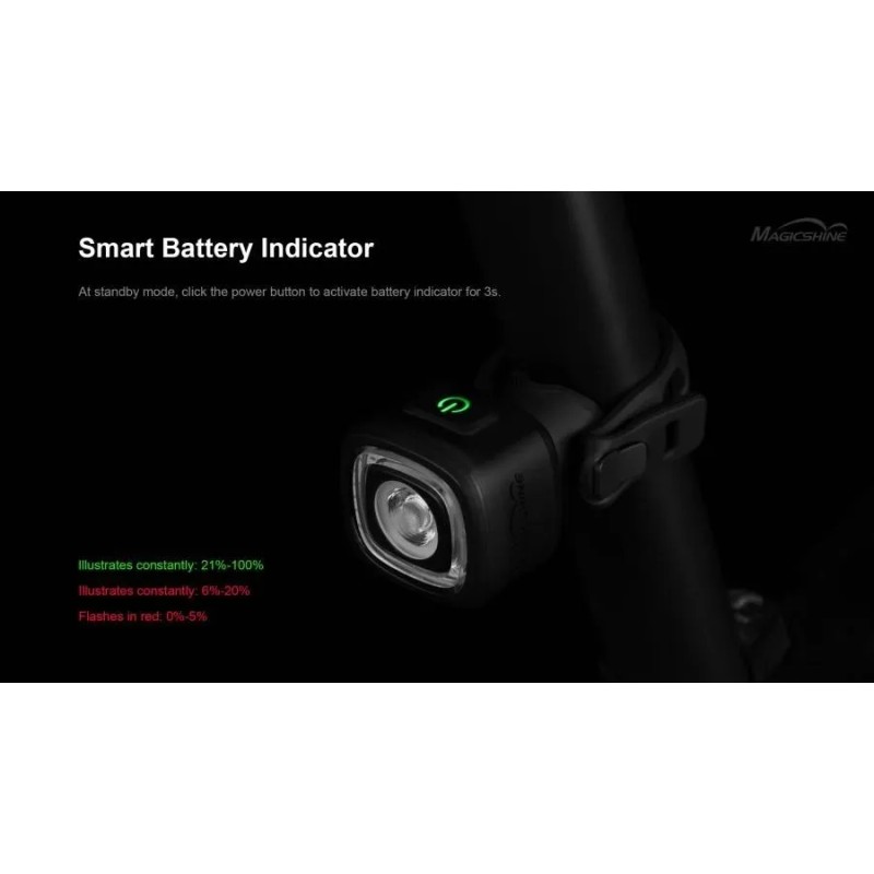 Luz trasera Bike Magicshine Smart Rn 120 lúmenes en la