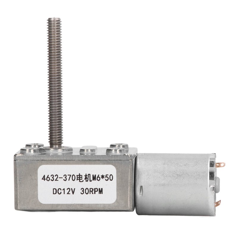 30RPM DC Geared Motor Self Locking Ability Great Adaptation Worm