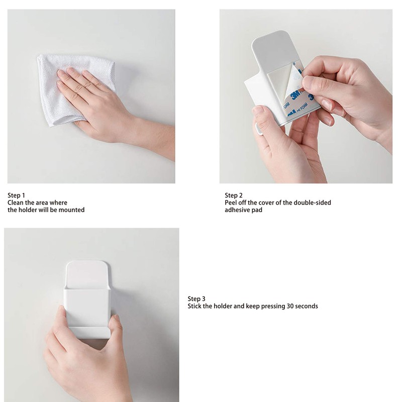 joyjorya TV Remote Control Holder Wall Mount Sticky Remote Tidy