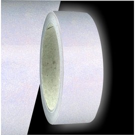 siviwonder Decorative Strips White Reflective Reflective Sticker 40 mm Length 10 m Car Reflective Tape White