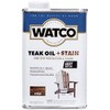 Watco 348747 Teak Oil Plus Stain, Quart, Jacobean, 32 Fl