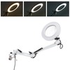 5X Magnifying Glass Clip On LED Tattoo Desk Lamp USB