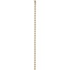 NEW: #3 BRASS PLATED STEEL BEADED PULL CHAIN SOLD BY