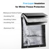 Backflow Insulation Cover- Winter Freeze Protection for Outdoor Pipes and
