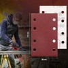 Sruhrak 80 x 133 mm Sandpaper, 50 Pieces Sanding Sheet