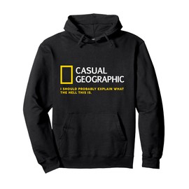 Casual Geographic Animal Pullover Hoodie