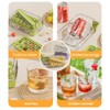 Ice Cube Tray Lid and Bin,Ice Trays for Freezer Easy