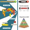 Nasjac Juguetes de Bloques de Construcción Magnéticos Niños 3D, 25/64