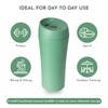 Zento Stainless Steel Vacuum Tumbler–350ml for Coffee, Tea or Water,