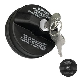 QKYS Locking Gas Cap, Locking Fuel Cap, Gas Cap With Key, Replaces #77300-47020, 10504 Car Accessories Fuel Tank Caps Compatible with Toyota 4Runner, Chevy Camaro, Honda CRV, Infiniti