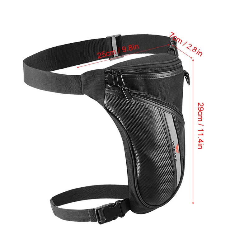 Multifunctional Reflective Drop Leg Bag Motorcycle Bike Cycle Outdoor Casual
