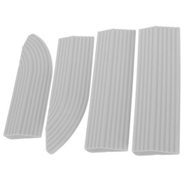 Minkissy Home Use Threshold Ramp Easy Climbing Slope for Cleaning Rubber Kerb Ramp for Wheelchair