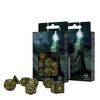 Q-Workshop Dragon Black & Yellow RPG Ornamented Dice Set 7