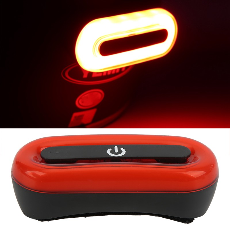 Motorcycle Helmet Tail Warning Light 4 Lighting Modes IPX6 Waterproof