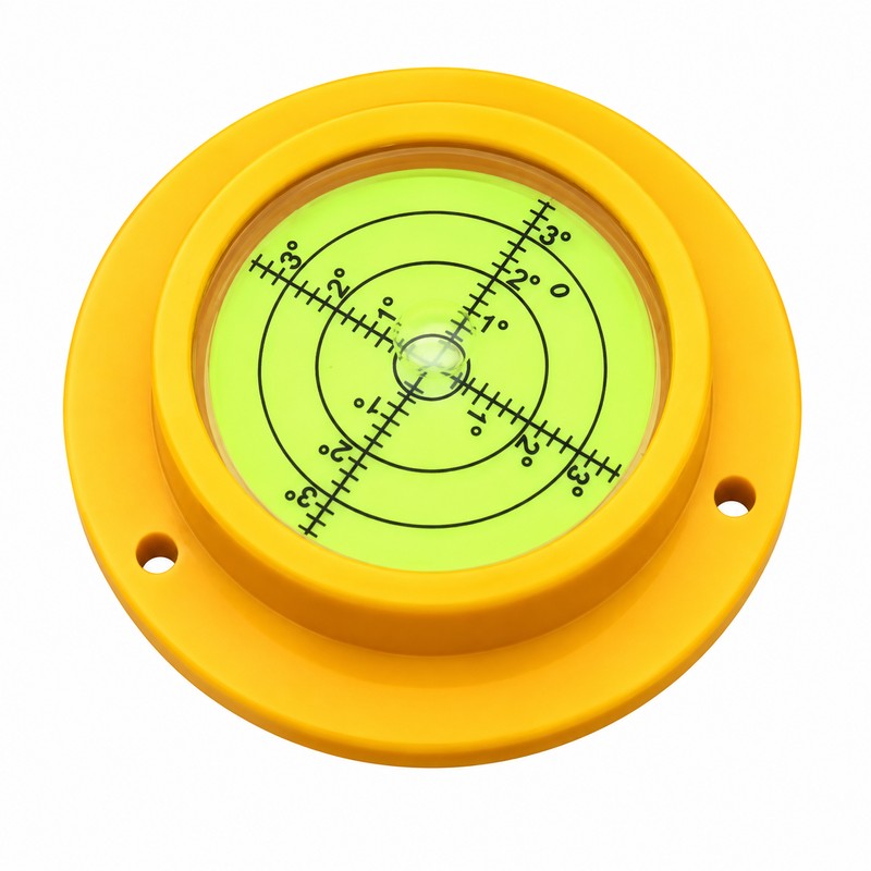 Round Bubble Level Tool – Compact Circular Spirit Level Gauge
