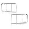 CROSSDESIGN Taillight Tail Light Bezel Covers Chrome Compatible with Ford