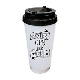 ShirtInStyle Stainless Steel Drinking Cup To Go Bester Opa der Welt