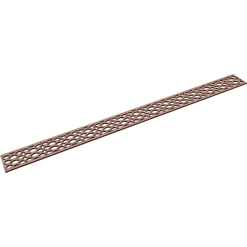 46 3/8"W x 4"H x 1/4"T Somerset Fretwork Moulding, Walnut