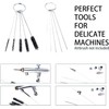 Magicrose 24pcs Airbrush Replacement Parts Kit with Airbrush Nozzle,Needle,Nozzle Cap,Mini