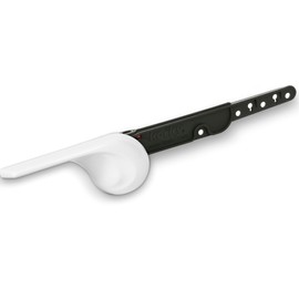 Korky 6060BP Strongarm Toilet Tank Lever, Classic Style in White - Universal to Fit Front, Angled, Side, Left and Right Mount Toilets