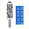 SpeTool Top&Bottom Bearing Flush Trim Router Bit 1/2 Shank with