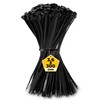 Hashtnagar 100 Pack Cable Ties Black 300mm x 3.6mm, Heavy