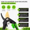 Shark-Tuff® Heavy Duty Garden Secateurs Garden Scissors Pruning Shears |