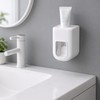 Wall Mounted Toothpaste Dispenser for Bathroom Use – Waterproof Plastic