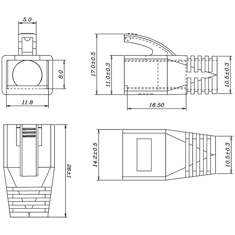 LogiLink MP0034 Cable Boot