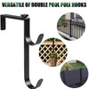 WADY Adjustable Pool Pole Hanger, Duty Double Pool Hooks for