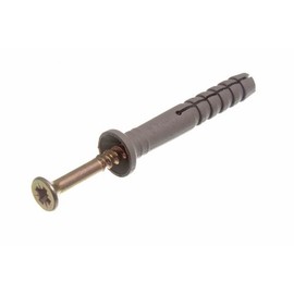 HAMMER FIXING WITH NYLON WALL PLUG M6 X 40MM (pack of 10)