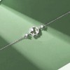 Silver Thunder Women's Bracelet, Popular, Hypoallergenic, Moonstone, Silver, Platinum Color,