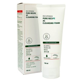 Recipe Box Acne Functional AC Foam Cleansing, 150ml, 1 Piece / 레시피박스 여드름 기능성 AC 폼클렌징, 150ml, 1개