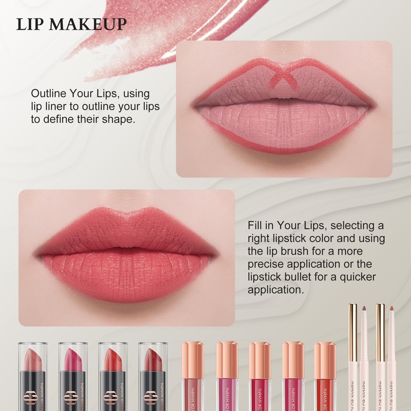 Color Nymph Makeup Sets for Teens Girls Women, Professional Makeup