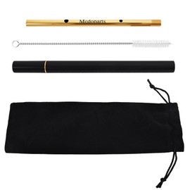 Medoparts Professional Metal Vocal Training Straws,Singing Breath Control Aid,Portable Voice Exerciser,Improve Tone Resonance and Vocal Technique,For Singers and Teachers (AH)