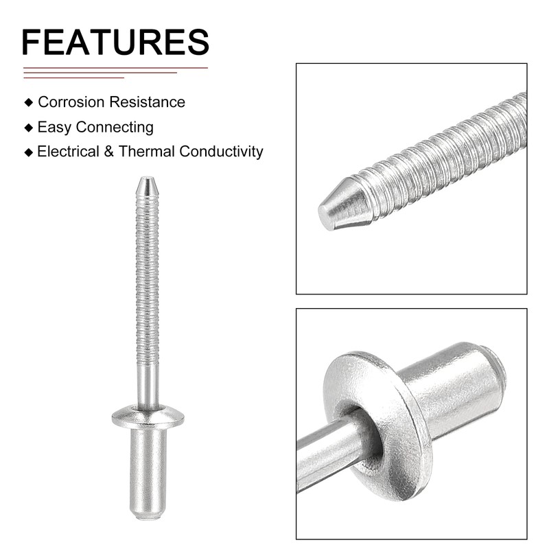 DTGN 4.8 mm x 11 mm (DxL) Blind Rivets -
