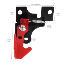 Windance Heavy Duty Lockable Spring Parking Brake Fit for Polaris RZR Ranger 800 900 1000 Turbo S All Models, Metal Brake Assist Protector Kit