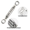 Pack of 6 Rope Tensioners Stainless Steel M4 Turnbuckle Wire
