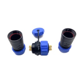 SP21 4 Pin Aviation Plug and Socket Industrial Plug Waterproof and Dustproof Round Plug IP68 Welded Wiring Plug for Industrial and Aviation Applications