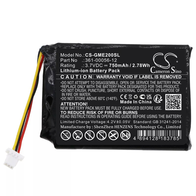 For Garmin Battery for Garmin Dezl OTR700 EDGE Explore 2