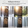 VIREESR Wooden Castle Bat Houses for Outdoors, Bat Boxes for