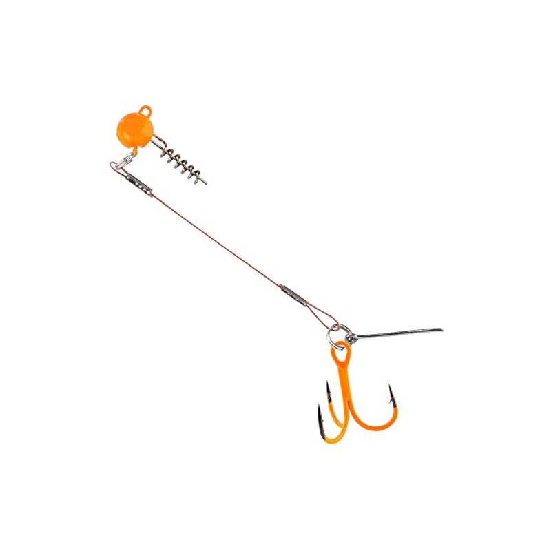 Balzer Pike system with screw jig head rubber fish system,