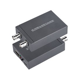 HDMI to AHD Converter Adapter, HDMI to AHD Converter, Used for Full HD 4K / 1080P / 720P DVR Camcorder High Definition CCTV Security System, Support AHD Loop 500M Repeater