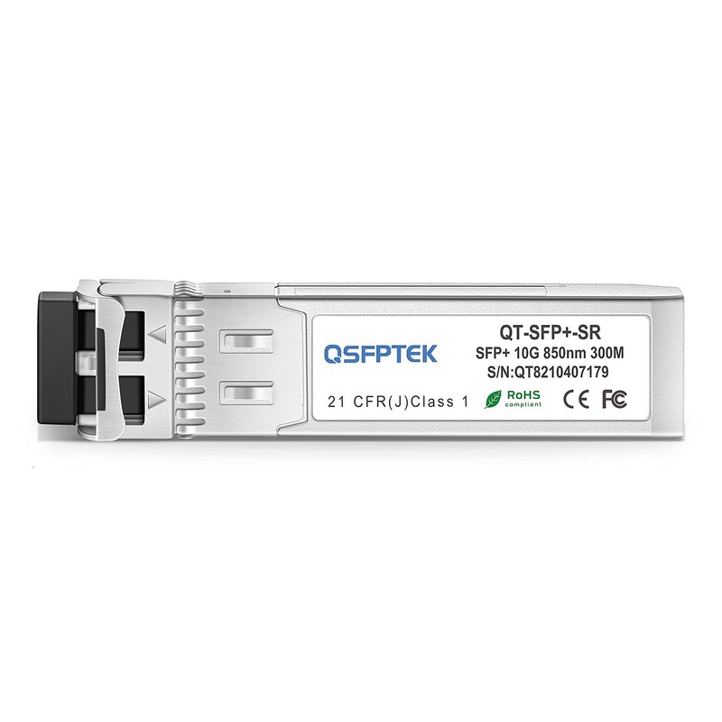 QSFPTEK 10G SFP+ SR Multimode Module 10GBASE-SR 850nm 300M DDM