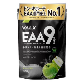 VALX EAA9 EAA BCAA Bulk Leucine Isoleucine Valine Beta-alanine [Green Apple Flavor] Essential, 1 piece, 500g / VALX EAA9 EAA BCAA 벌크스 류신 이소류신 발린 베타알라닌 [푸른 사과 맛] 필수, 1개, 500g