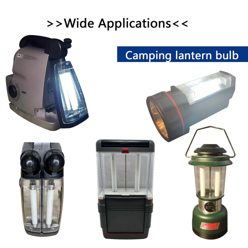 Valoisa F4T5/D Linear Fluorescent Tube,6" T5 4W Daylight Camping Lantern